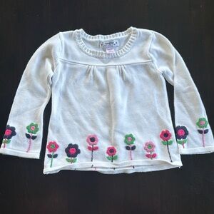 GAP knit floral sweater